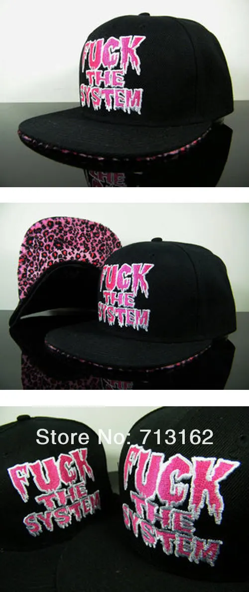 Korea Bigbang Gd G Dragon Black Fuck The System Pink Leopard Snapback Basketball Hats Men Or Women Cap Adjustable Free Shipping Hats Headphones Hat Badgehat Cartoon Aliexpress