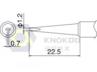 Knokoo-kit de solda série t18, pontas para