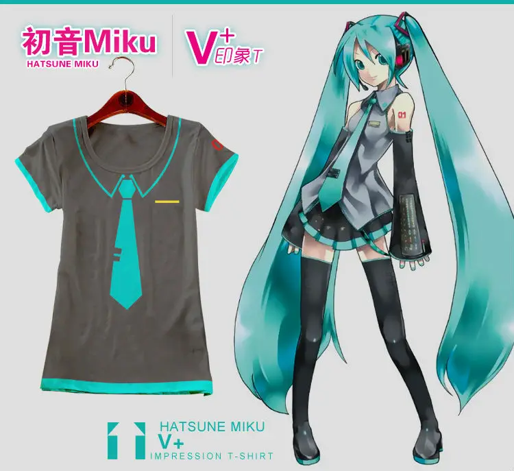Anime Hatsune Miku Cosplay Kagamine Rin Ren T Shirt Skirt Costumes