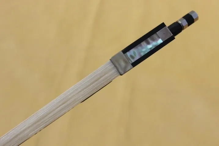 TOP QUALITY CARBON FIBER BOW WITH SIBERIA HORSE TAIL AND INDIAN EBONY FROG--4
