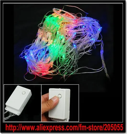 Colorful 120 LED Net Light For Christmas/Wedding Party Spider NET X'MAS Party decorate light Ornament Wedding party
