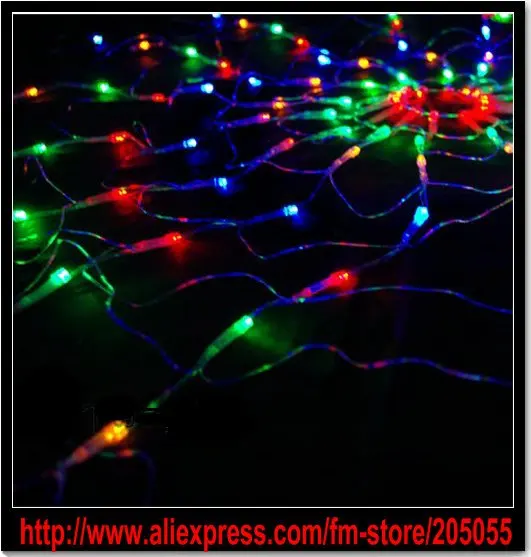 Colorful 120 LED Net Light For Christmas/Wedding Party Spider NET X'MAS Party decorate light Ornament Wedding party