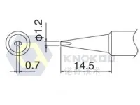 Knokoo-kit de solda série t18, pontas para