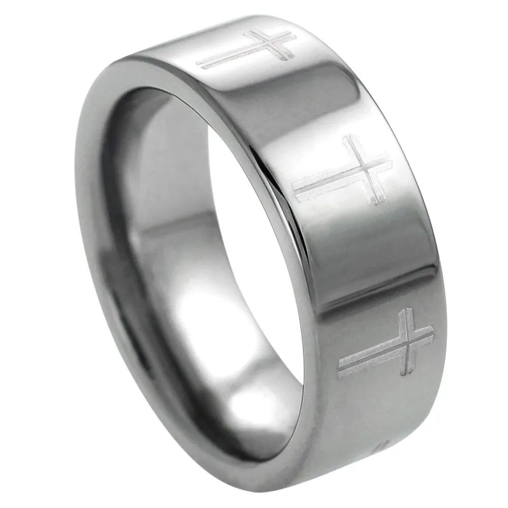 Daxx-Mens-Tungsten-Engraved-Cross-Band-Ring 12