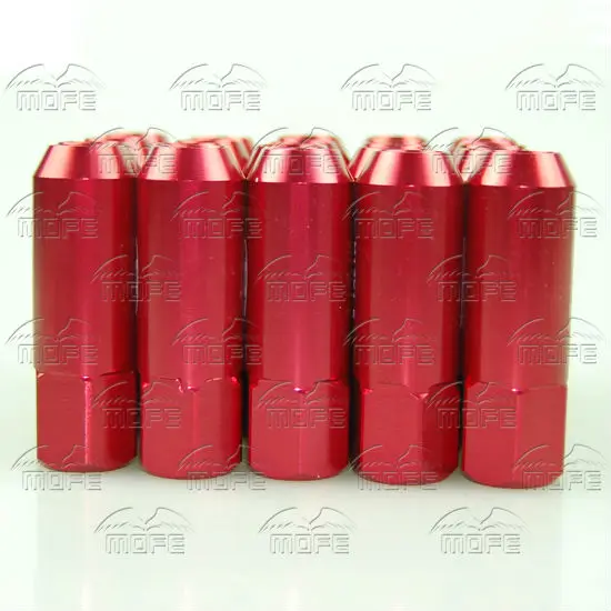 Aluminum 60mm Extended Open End Blox Racing Car Wheel Lug Nuts Bolts M12 P1.5 P1.25 DSC_0596