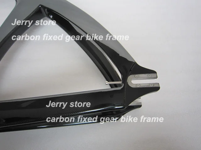 Top 700C 100% full carbon fiber bike frame,track and fixed gear single speed top tube  51.5cm  frame set 3