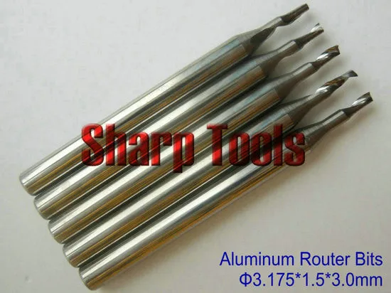 one flute spiral bits,end mills for aluminum,cnc router bits tools