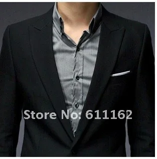 Korean version of the suit business career to marry the groom suit the trend of men`s self-cultivation AS61
