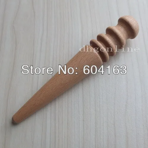 Multi-Size Burnisher Leather Craft Edge Round Slicker Wood Leathercraft Tool NP