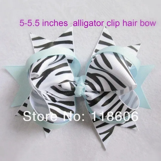 Light blue zebra hairbow.jpg