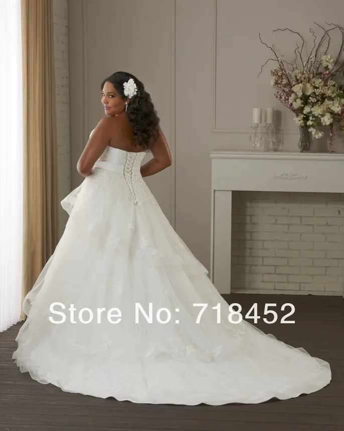 Size 28 Wedding Dress Plus Size Appliques Beading Organza Sweetheart off  the Shoulder Tiered Free Shipping NW286|size 28 wedding dresses|free  shipping wedding dressplus wedding dress - AliExpress