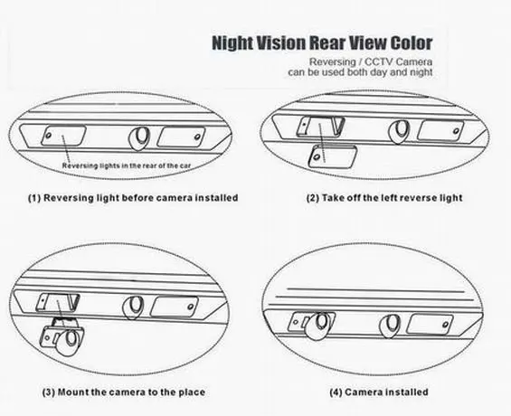 CCD Car Rear View Reverse backup Camera for PORSCHE CAYENNE VW SKODA FABIA/SANTANA/POLO(3C)/TIGUAN/TOUAREG/PASSAT/Golf V Variant