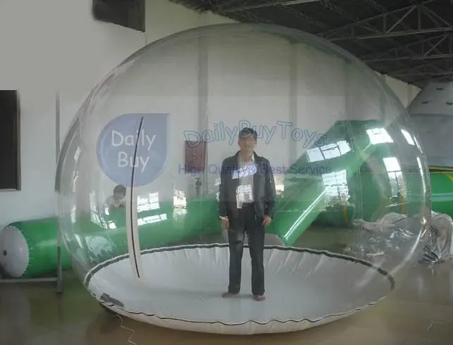 GB01 PVC Advertising inflatables / inflatable clear tent / Clear Prefab Bubble Tents / inflatable globe tent + Repair Kits