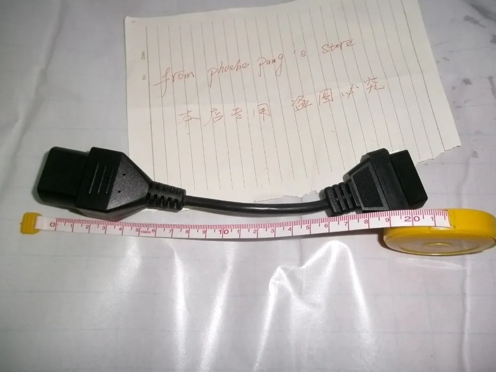 Converting Connection Mazda 17 pin For OBD 16Pin 17 to 16 pin OBDII OBD2 Female Diagnostic Adapter Extension Cable High Quality (6)