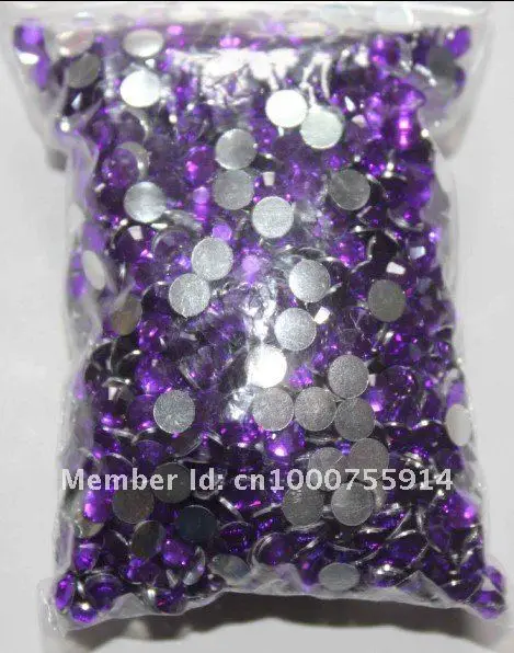 10,000PCS RHINESTONE FLATBACK 4.8MM ROUND GEMS FOR NAIL ART OR CRAFT 12 COLORS FOR YOU PICK