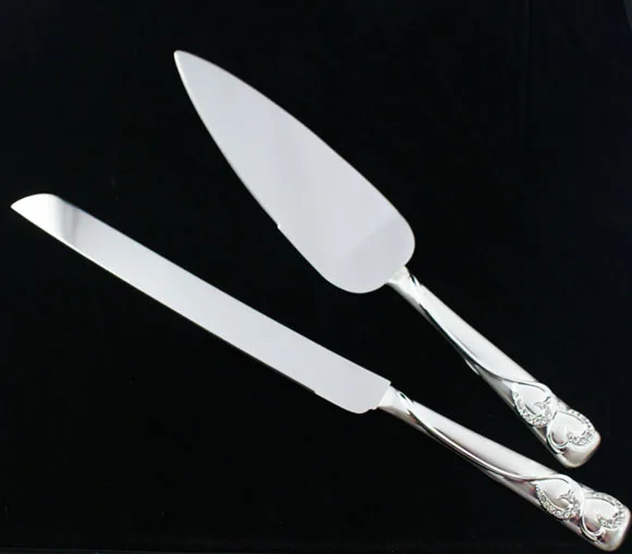 Us 28 99 Personalized Pure Silver Color Two Hearts Wedding Cake Serving Set Knife Pizza 1010b In Cards Invitations From Home Us 28 99 Personalized Pure Silver Color Two Hearts Wedding Cake Serving Set Knife Pizza 1010b In Cards Invitations From Home