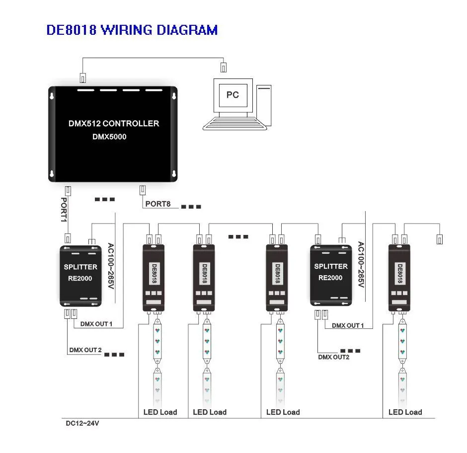 DE8018 wiring diagram