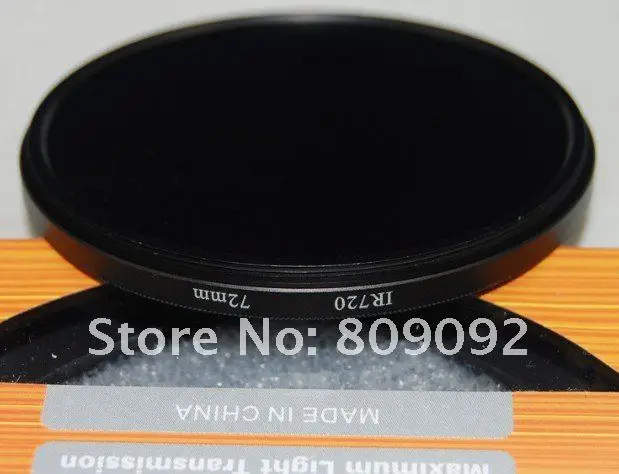 Professional  72mm IR720 Camera Lens Infrared Filters