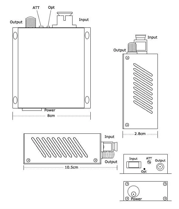 CATV FTTH Optical Receiver (optical node)