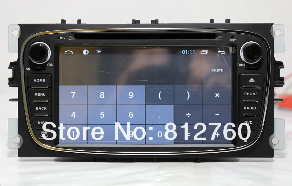 Excellent Quad Core Android 6.0 Car DVD for Ford Focus Mondeo S max C max with GPS Navigation Bluetooth WIFI 3G Audio Radio Stereo 9