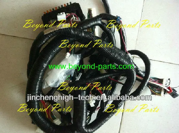 Hitachi excavator EX 100 200 -2 -3 200 LC whole unit electric wire harness cabin engine pump monitor air conditioner loom (8).jpg