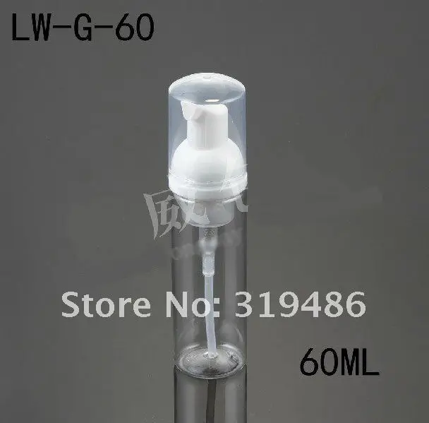 100pcs/lot  60ml Foam Bottle,Sparkling Bottle,Comestics Bottle LW-G-60