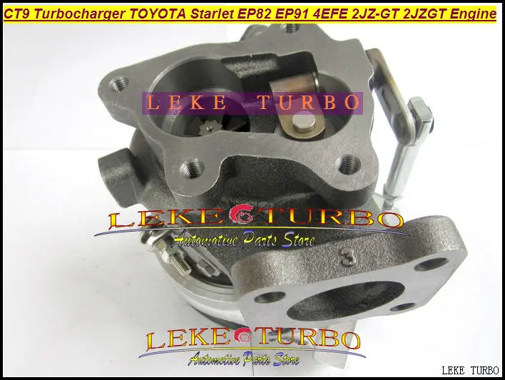 Turbo Turbine CT9 Turbocharger For TOYOTA Starlet EP82 EP91 4EFE With 2JZ-GT 2JZGT Engine (6)