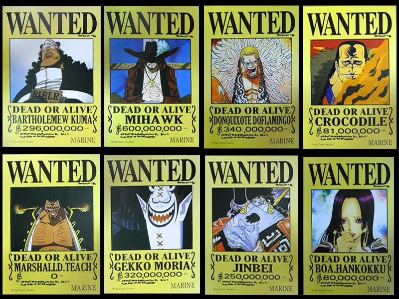 Wholesale 8 Pcs X New Anime One Piece Wanted Poster Great Toy Gift For Kids Free Shipping To Worldwide Gift Toy Tea Party Settoy Prank Aliexpress