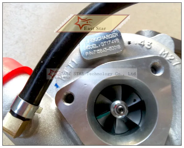 GT1749S 28200-42600 715843-5001S Turbo Turbocharger For Hyundai KIA Light Truck H-100 TCi 2003- KIA Bongo 4D56 2.5L (3)