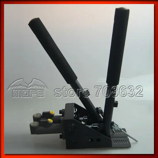 0.75 inch Dual Twin Double Master Cylinders Handles Lockable Vertical Drift Rally Handbrake Hand Brake Hydraulic E-brake DSC_0836