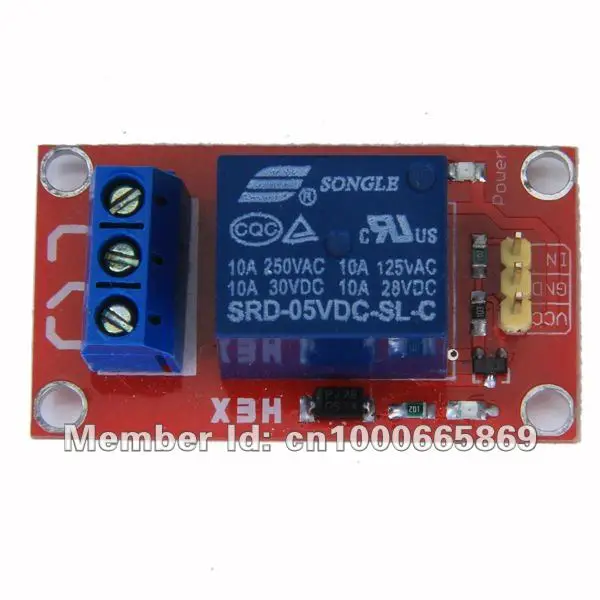Free Ship,2 pcs/lot,1 Channel 5V Relay Module For  PIC ARM AVR DSP NEW
