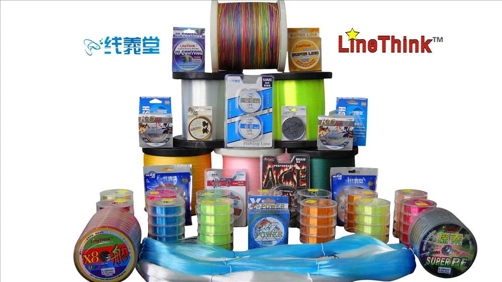 100M 300M 500M Brand LineThink GOAL Japan Multifilament 100% PE Braided  Fishing Line 8LB to 100LB
