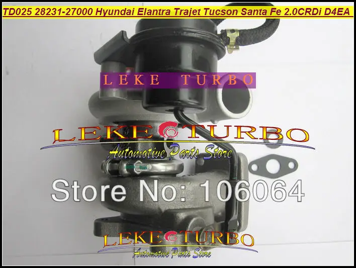 TD025 28231-27000 Kia Carens Hyundai Elantra Trajet Tucson Santa Fe 2.0L CRDi D4EA 2000- Turbocharger (3)