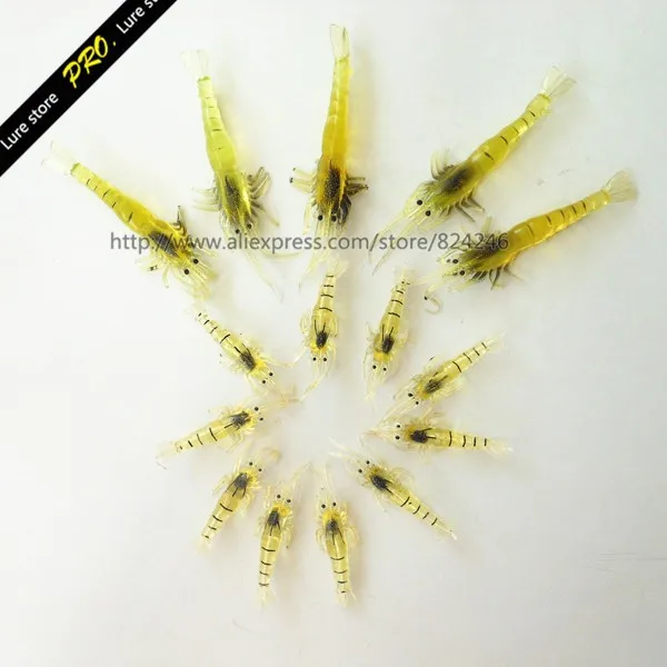 o Envio Gratuito de 200 Lote Cheiro Fedorento Camarão 45mm Isca Mini Macio Fishingshrimp Iscas Pçs - 5 macio camarão isca fishingshrimp iscas