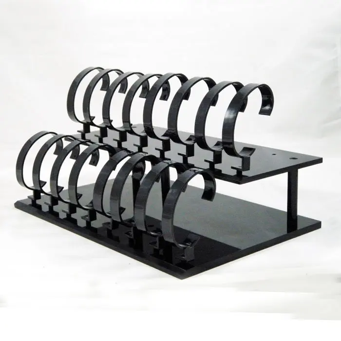 Wholesale Watch Display Stand Rack-Watch Display Stand Rack For 16 Pcs Black 