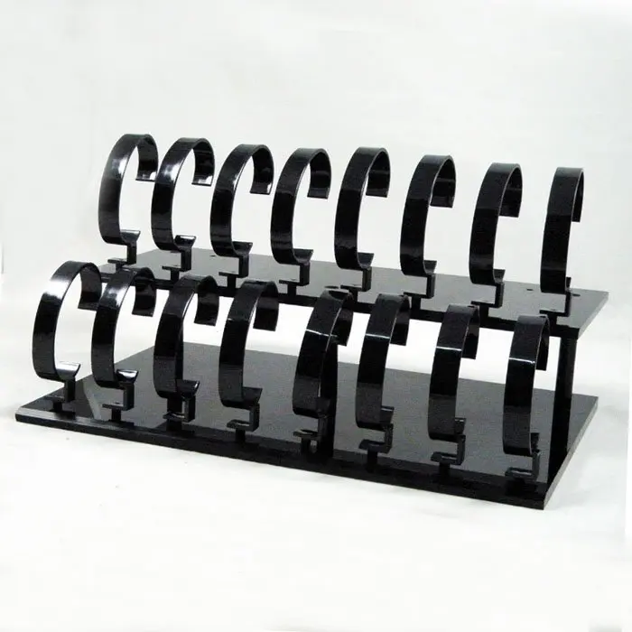 Wholesale Watch Display Stand Rack-Watch Display Stand Rack For 16 Pcs Black