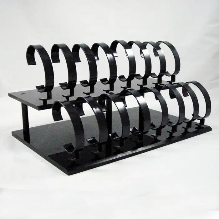 Wholesale Watch Display Stand Rack-Watch Display Stand Rack For 16 Pcs Black 