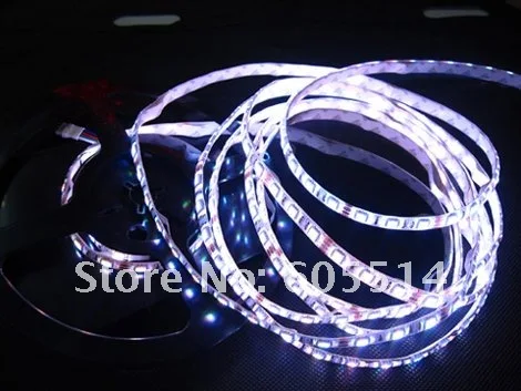 [Seven Neon]Free DHL shipping+5M waterproof 300 LEDs 5050 led SMD RGB Led+24keys IR remote controller+12V 7A Led Power Adapter