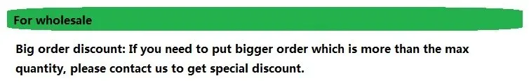 for wholesale