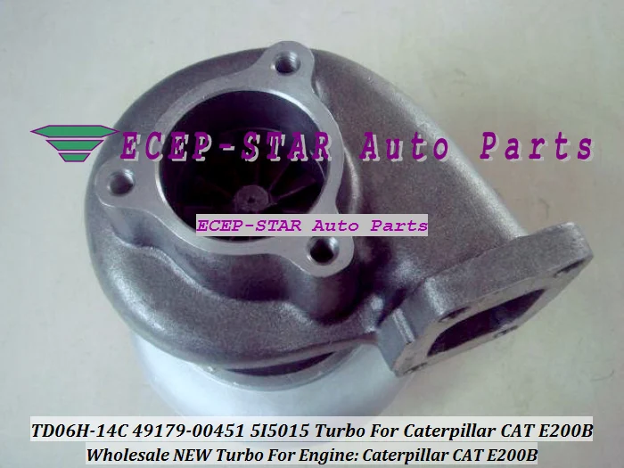 NEW TD06H-14C 49179-00451 5I5015 Turbo Turbine Turbocharger For Caterpillar CAT E200B with gaskets (3)