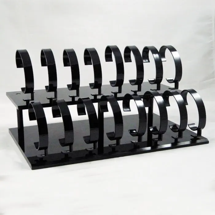 Wholesale Watch Display Stand Rack-Watch Display Stand Rack For 16 Pcs Black 