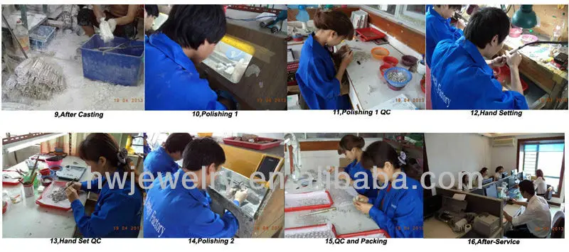 hw jewelry factory wax casting process