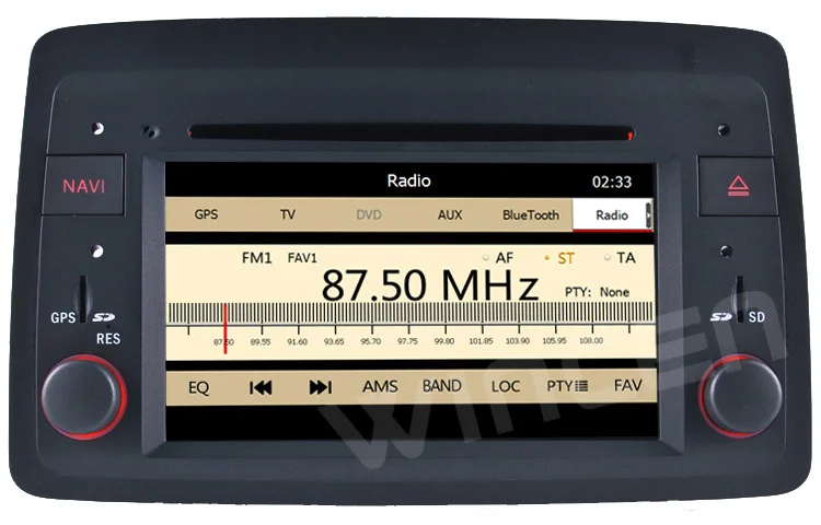 Sale Car DVD GPS Player for Fiat Panda 2004 onward  support 1080P HD video with GPS RDS BT Free shipping 12