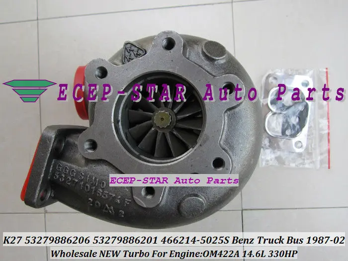 K27 53279886201 53279886206 466214-5025S TURBO TURBINE turbocharger Fit for Benz Truck Bus 1987-2002 OM422A 14.6L 330HP (2)