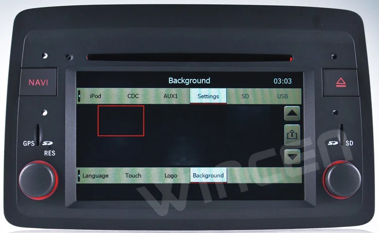 Top Car DVD GPS Player for Fiat Panda 2004 onward  support 1080P HD video with GPS RDS BT Free shipping 13