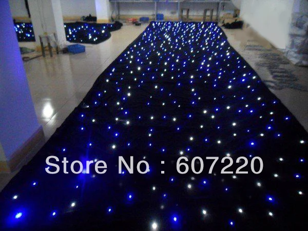 LED-star-curtain-star-cloth-LED-lights-bule-and-white