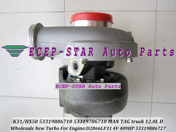 K31 53319886710 53319706710 turbo Fit for MAN TAG truck D2866LF31 4V 12.0L D 409HP turbocharger (6)