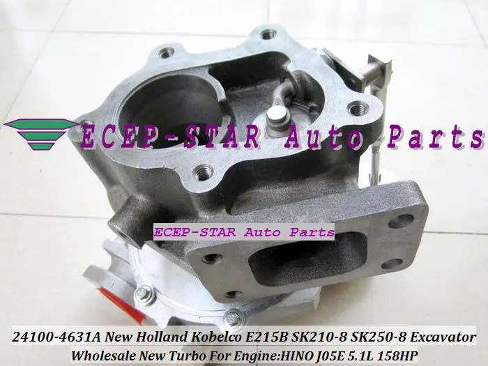 SK250-8 24100-4631A Turbo Turbocharger New Holland Kobelco E215B SK210-8 Engine HINO J05E 5.1L 158HP (4)