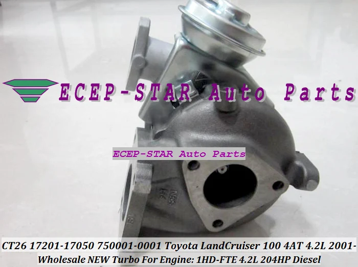 NEW CT26 17201-17050 750001-0001 Turbo Turbocharger For TOYOTA LAand Cruiser 100 (8)