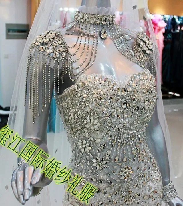 all diamond dress